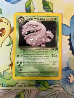 Pokemon TCG Dark Weezing Holo Rare 14/82 Team Rocket ?? - Image 1