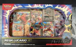 Pokemon TCG Mega Lucario ex Premium Figure Collection Box Factory Sealed - Image 1