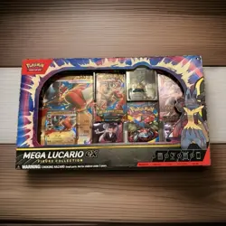 Pokemon Mega Lucario EX Premium Figure Collection Brand New Factory Sealed - Image 1