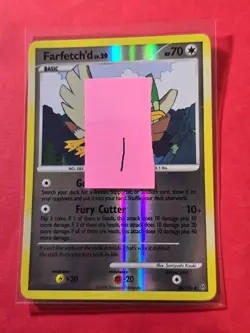 2008 Pokemon Diamond and Pearl Stormfront Reverse Foil #38 Farfetch'd, UC, cd1 - Image 3