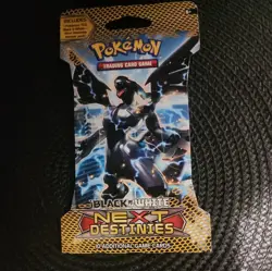 Rare Pokemon Sleeved Sealed Booster Pack NEXT DESTINIES B&W - Image 2