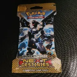 Rare Pokemon Sleeved Sealed Booster Pack NEXT DESTINIES B&W - Image 3