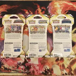 Pokemon TCG Sword & Shield Brilliant Stars Silver Tempest (3) Sleeved Booster - Image 2
