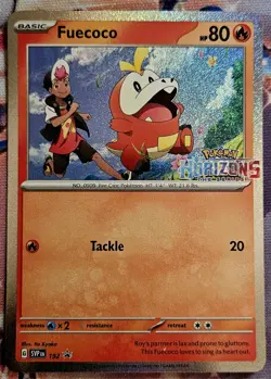 Pokemon Horizons Stamped Promo Set Fuecoco 192 /Sprigatito 191 Surging Sparks - Image 4