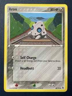 1x Pokemon Legend Maker Aron #48/92 LP Common lightly played free shipping - Image 1
