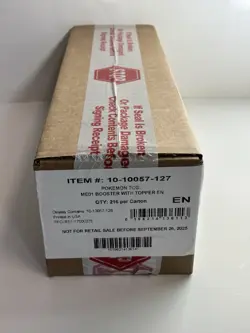 POKEMON MEGA EVOLUTION ENHANCED BOOSTER BOX CASE - FACTORY SEALED - US ENGLISH - Image 1