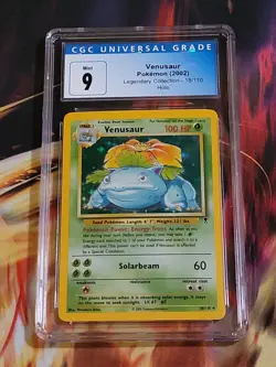Pokemon TCG Venusaur Legendary Collection Holo Rare CGC 9 - Image 1