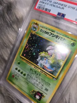 1999 Erika's Venusaur Holo #003 Pokemon Japanese Gym 2 Vintage PSA 9 Mint W/SWRL - Image 1