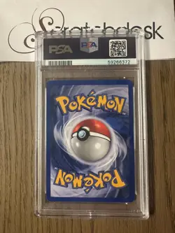 PSA 8 - Pokemon VENUSAUR 18/130 - BASE SET 2 - FOIL Rare SWIRL - Image 2