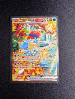 Pokemon White Flare Keldeo ex 167/086 Special Illustration Rare Holo NM - Image 1
