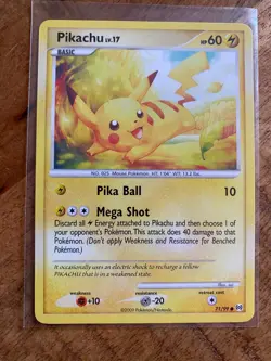 Pikachu Platinum Arceus 71/99 Non-Holo Common Pokemon Card - Image 1