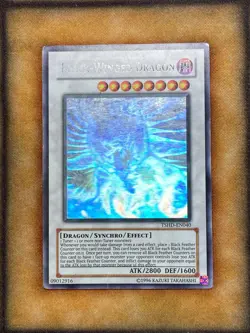 Yugioh Black-Winged Dragon TSHD-EN040 Ghost Rare HP - Image 1