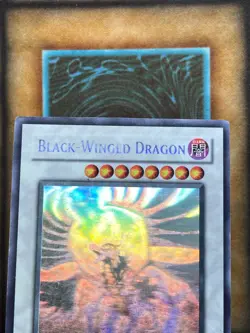 Yugioh Black-Winged Dragon TSHD-EN040 Ghost Rare HP - Image 5