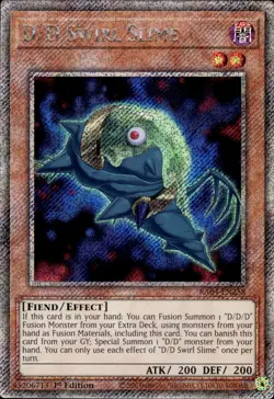 D/D Swirl Slime - Platinum Secret Rare 1st Edition RA04-EN258 - NM - YuGiOh - Image 1