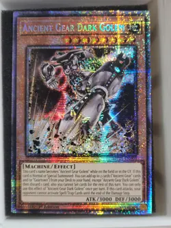 Yu-Gi-Oh! TCG Ancient Gear Dark Golem Foil MP25-EN003 1st Edition - Image 1