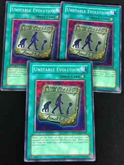 YUGIOH UNSTABLE EVOLUTION TDGS-EN060 SUPER X3 (NM) ONE IS 1ST - Image 1