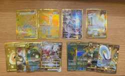 Pokemon Gold Secret Rare Card Lot 12 Mewtwo EX 103 Cresselia 228 Switch NM/LP - Image 1
