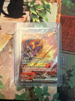 Pokemon Moltres EX Team Rockets Card 229/182 Sir Destined Rivals Near Mint - Image 1