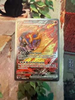 Pokemon Moltres EX Team Rockets Card 229/182 Sir Destined Rivals Near Mint - Image 3