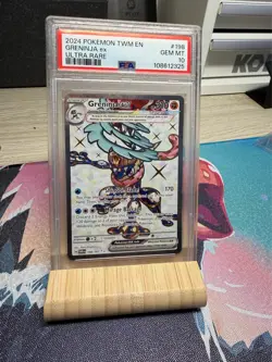 Greninja EX 198/167 Full Art Twilight Masquerade Card Near Mint Condition PSA 10 - Image 1