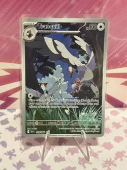 Pokemon TCG Tranquill 149/086 Illustration Rare Black Bolt English Card NM - Image 1