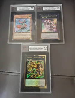 Yu-Gi-Oh! Graded Collector's Cards Lot ×3 - Image 1