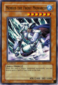 Yu-Gi-Oh Card - Mobius The Frost Monarch - SD4-EN012 - 1st Edition - Image 1