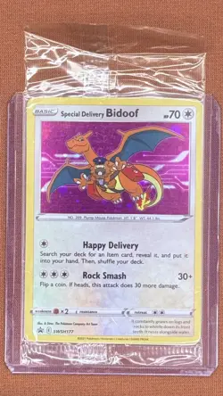 Special Delivery Bidoof SWSH177 SWSH: Sword & Shield Promo Cards Holo - Image 1