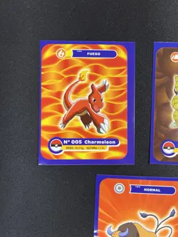 Charmeleon #005 Pokemon Kanto Full House Sticker Cards - Volume 1 Box Peru - Image 3