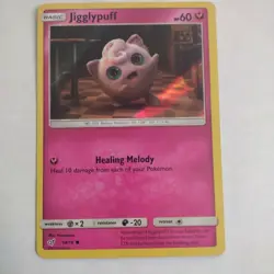 Jigglypuff 14/18 Detective Pikachu Holo Pokemon Card NM - Image 1