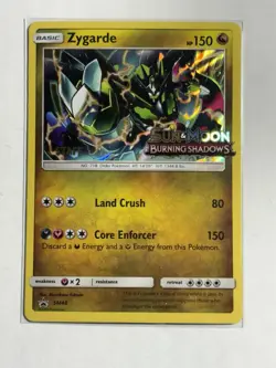 Zygarde SM48 Promo SM Promos STAFF Stamped Pokemon Card - Image 1
