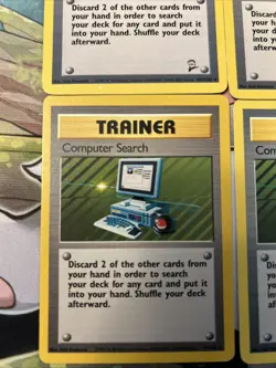 Computer Search 101/130 Trainer Rare Base Set @ BS2 - Pokemon Card WOTC LP x4 - Image 3