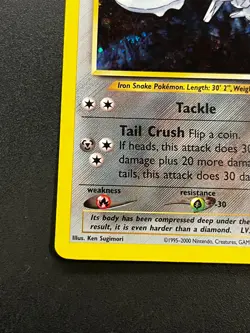 Steelix 15/111 - Neo Genesis Holo Rare Vintage WOTC Pokemon TCG Card NM - Image 2