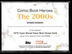 2025 1975 Topps Marvel Comics Spider Woman Heroes #94 - Image 2
