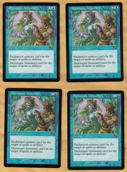 4x Diplomatic Immunity (Mercadian Masques, Common, English, 1999) MTG 4 NM - Image 1