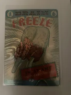 Brain Freeze - HALO FOIL - Secret Lair - An Encyclopedia of Magic MTG - 0029 - Image 4