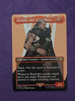 Raubahn, Bull of Ala Mhigo (Borderless) Final Fantasy Regular FIN MTG - Image 1