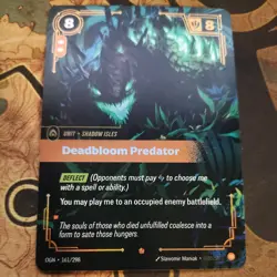 Deadbloom Predator OGN 161/298 Epic Riftbound League of Legends - Image 1