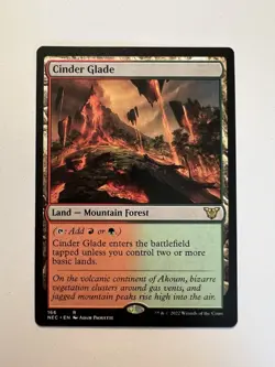 Cinder Glade - MTG Kamigawa: Neon Dynasty: Commander - NM - Image 1