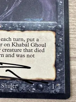 MAGIC: THE GATHERING Arabian Nights Khabal Ghoul Signed By Artist Douglas Shuler - Image 5