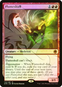 MTG FOIL Flameskull Ampersand - Promo: General #143 - Image 1
