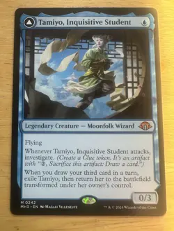 MTG: TAMIYO, INQUISITIVE STUDENT (0242) MODERN HORIZONS 3 NM - Image 1