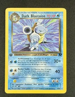 Pokemon TCG Team Rocket Dark Blastoise - 1st Edition Non-Holo- (20/82) - NM - Image 1