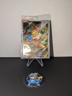 Pokemon TCG Eevee SVP en 173 Prismatic Evolutions ETB Holo Promo Card Sealed - Image 1