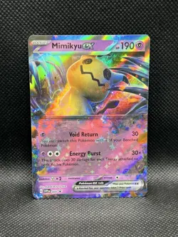 Mimikyu ex 004 PROMO BLACK STAR HOLO Pokemon Scarlet & Violet English Foil TCG - Image 1