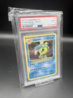 Pokemon Karte - GYARADOS 34/108 Evolutions Holo - PSA 9 MINT - Image 1