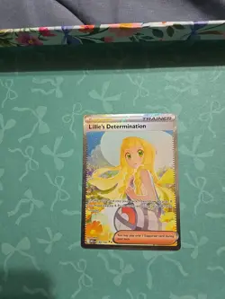 Pokemon Full Art Lillie’s Determination Special Illustration Rare 184/132 SAR - Image 1