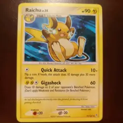 Raichu Supreme Victors 77/147 Platinum Pokemon TCG Non Holo Uncommon - MP - Image 1