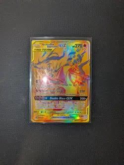 Pokemon - Reshiram & Charizard GX - SM247 - Black Star Promo - NOT jumbo - Image 1