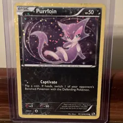 Purrloin Radiant Collection RC13/RC25 - Pokemon TCG B&W Legendary Treasures - MP - Image 1